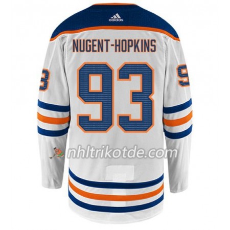 Edmonton Oilers Trikot NUGENT-HOPKINS 93 Adidas Weiß Authentic - Herren